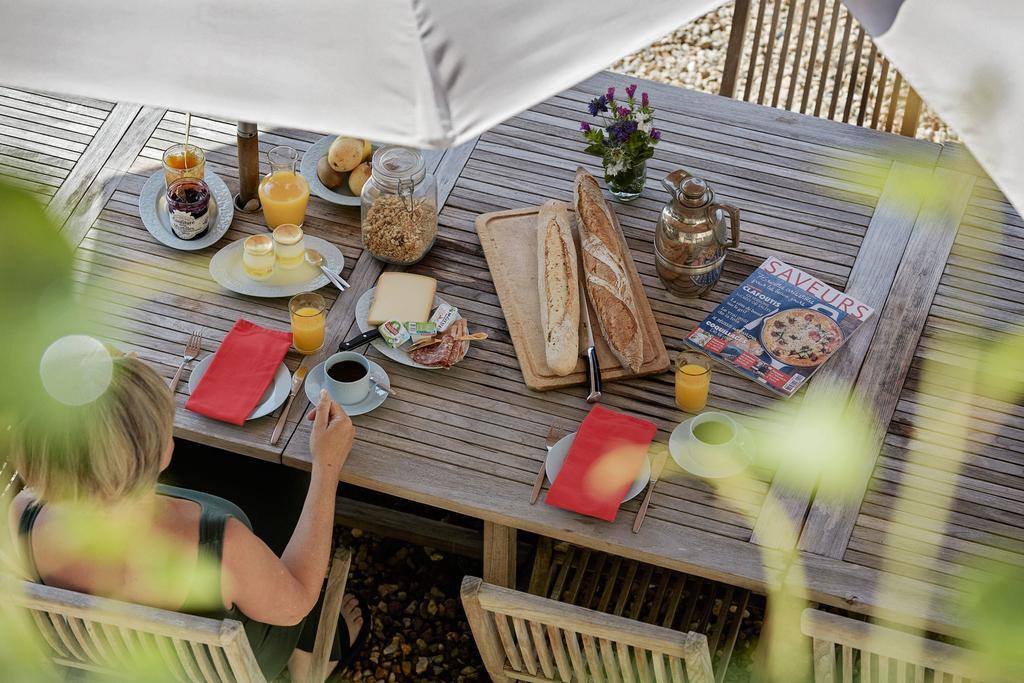 Bed and Breakfast Abbaye Du Palais Thauron Exterior foto
