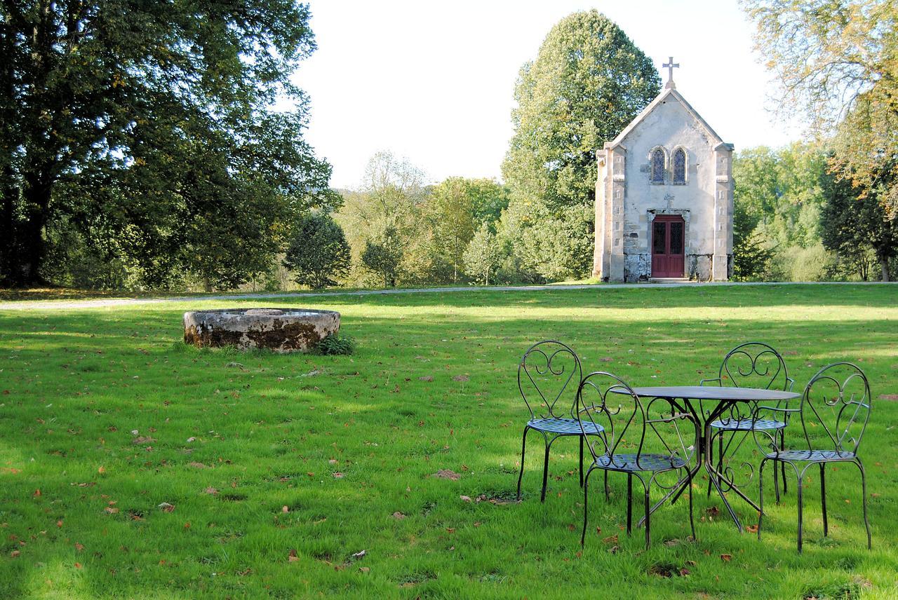 Bed and Breakfast Abbaye Du Palais Thauron Exterior foto